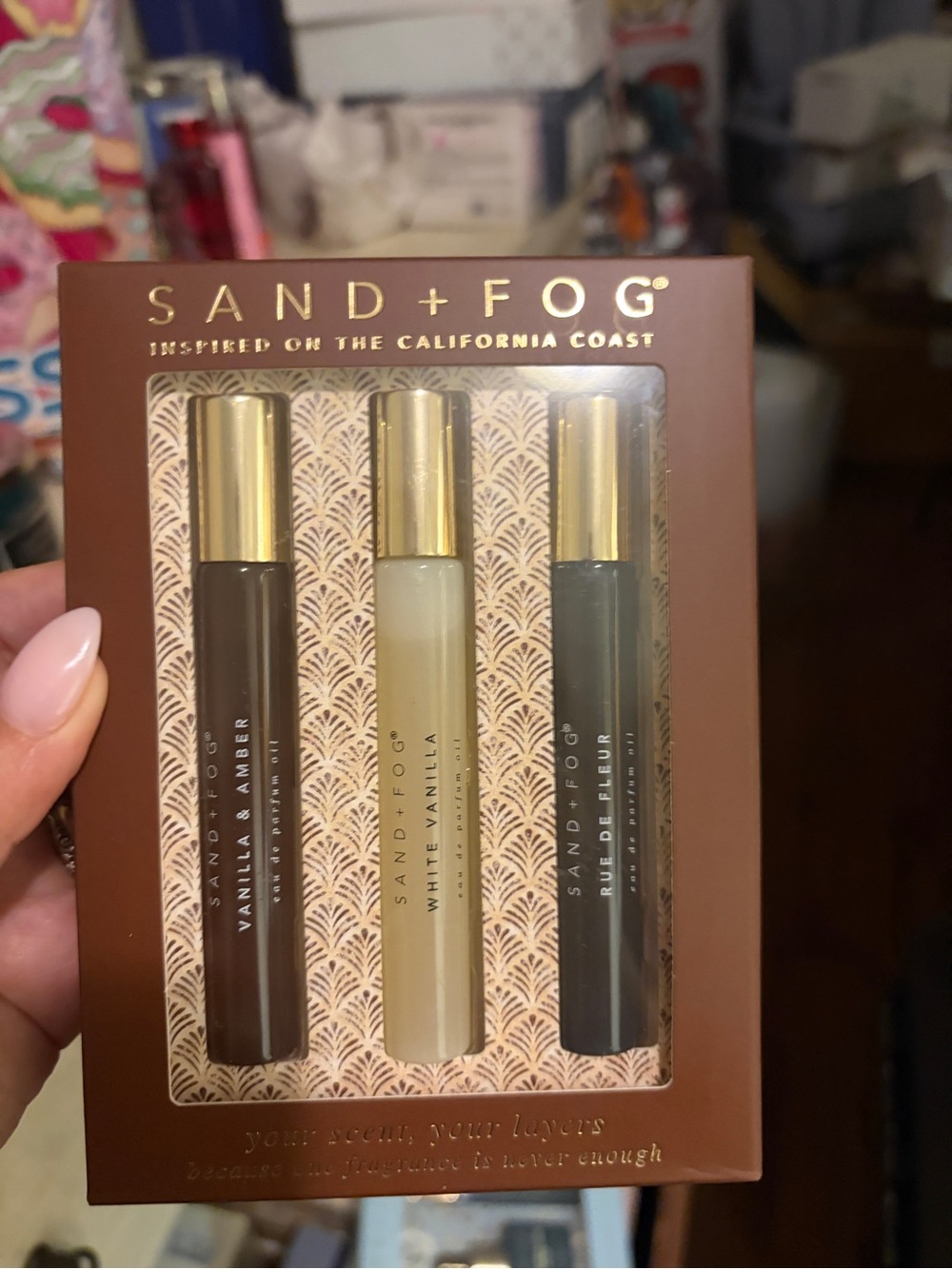 Sand + Fog Three Piece Perfume Oil discovery set
